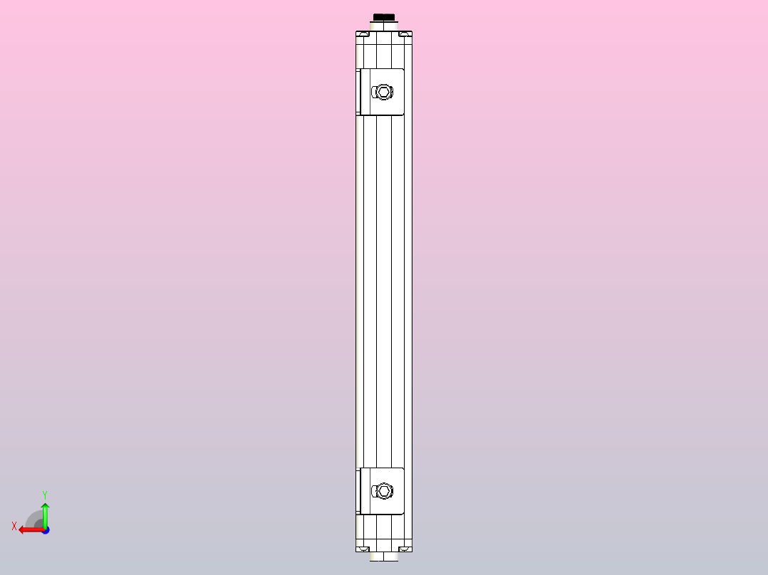 XTG1420安全光栅后视图