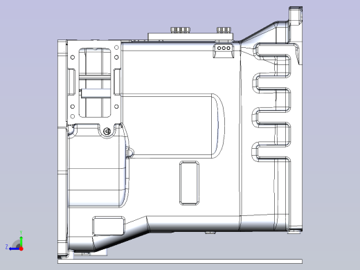 一款手动封堵夹具模型右视缩略图