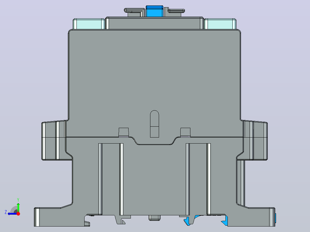 正泰接触器NXC-65 220V右视图