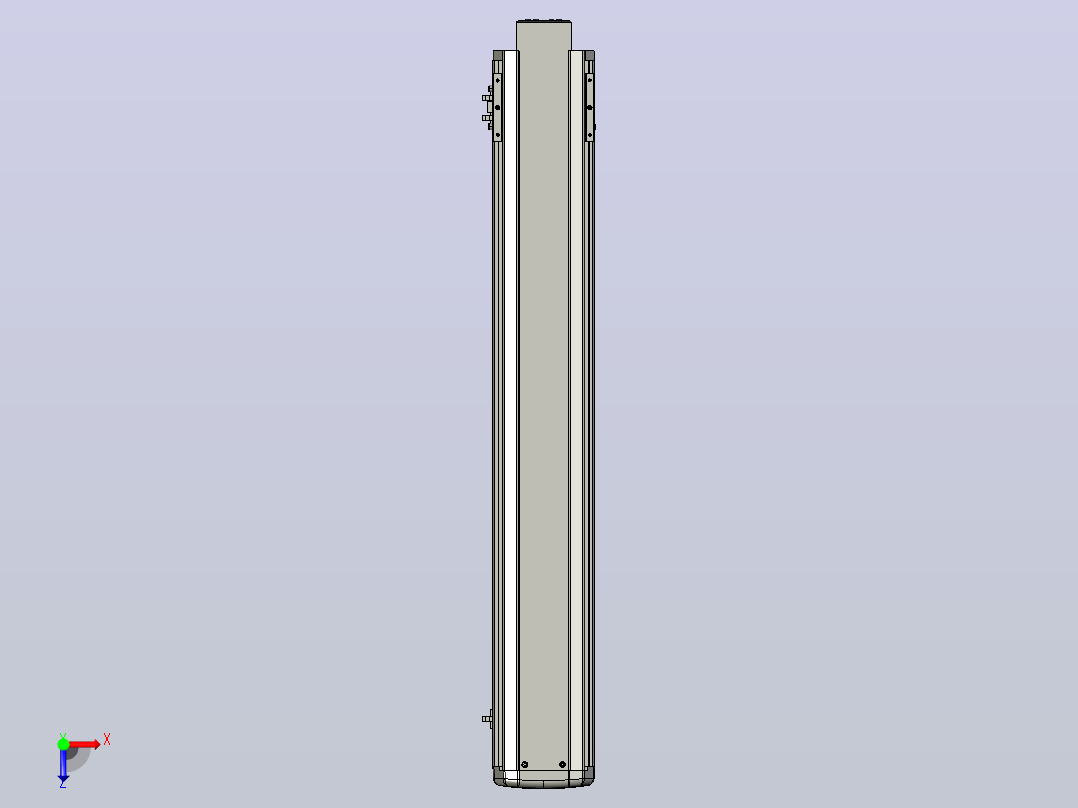 SYS13-800-BM-200W滚珠花健、支撑座、滚珠丝杠、交叉导轨、直线模组俯视图