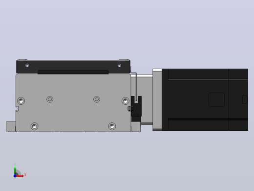 DMB150-RTCR同步带模组直线模组（电机右折）[DMB150-L90S300-DT750-C2D-RTCR]前视缩略图