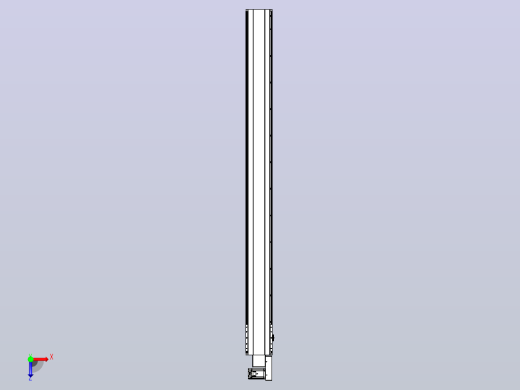 皮带直线轴半封闭可选导轨TPA-HNB-202D-140-L2250-MR-C-P75-N3俯视缩略图