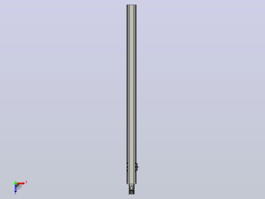 日规模组半封闭丝杆TPA-HNR-65S-1610C-L1050-M-C-P10-N3俯视缩略图