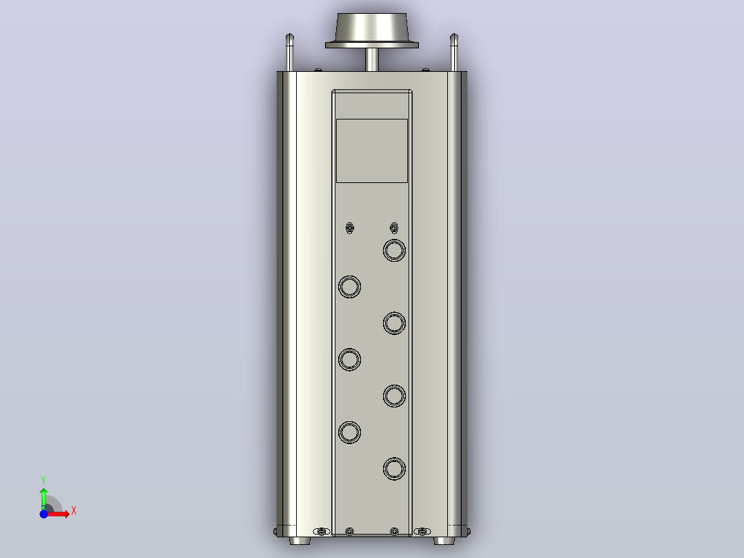 TSGC2-6接触调压器三维模型202011前视图