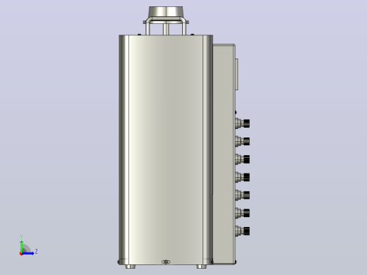 TSGC2-6接触调压器三维模型202011左视缩略图
