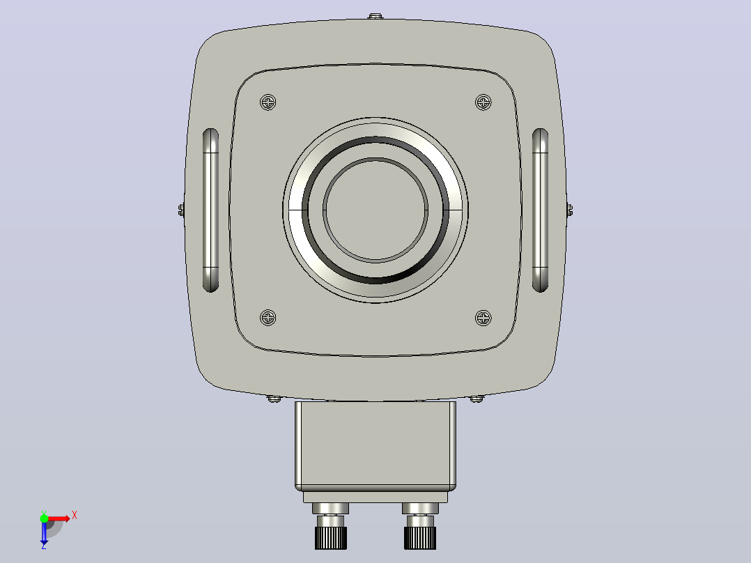 TSGC2-6接触调压器三维模型202011俯视图