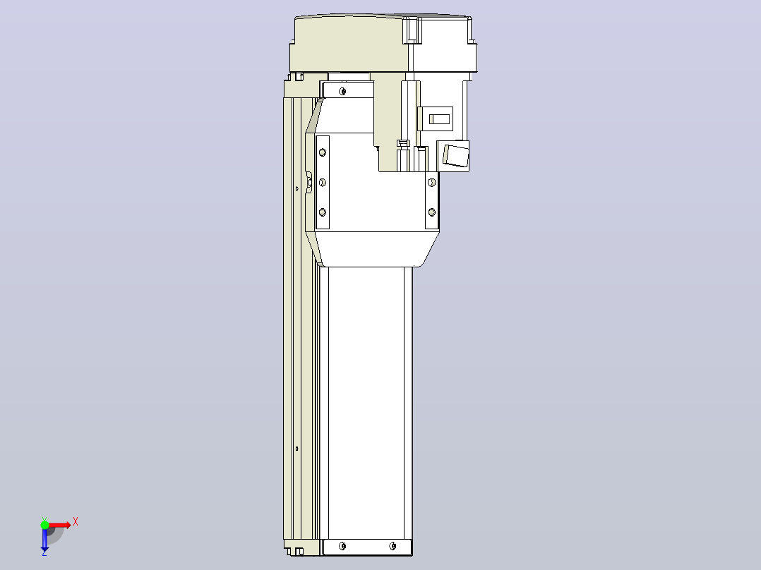钢基模组TPA-KCR-8610C-340A1-MU-H0俯视图