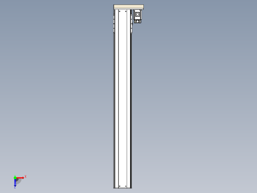 日规模组半封闭丝杆TPA-HNR-220D-3210C-L1800-ML-C-P1K-N3俯视缩略图
