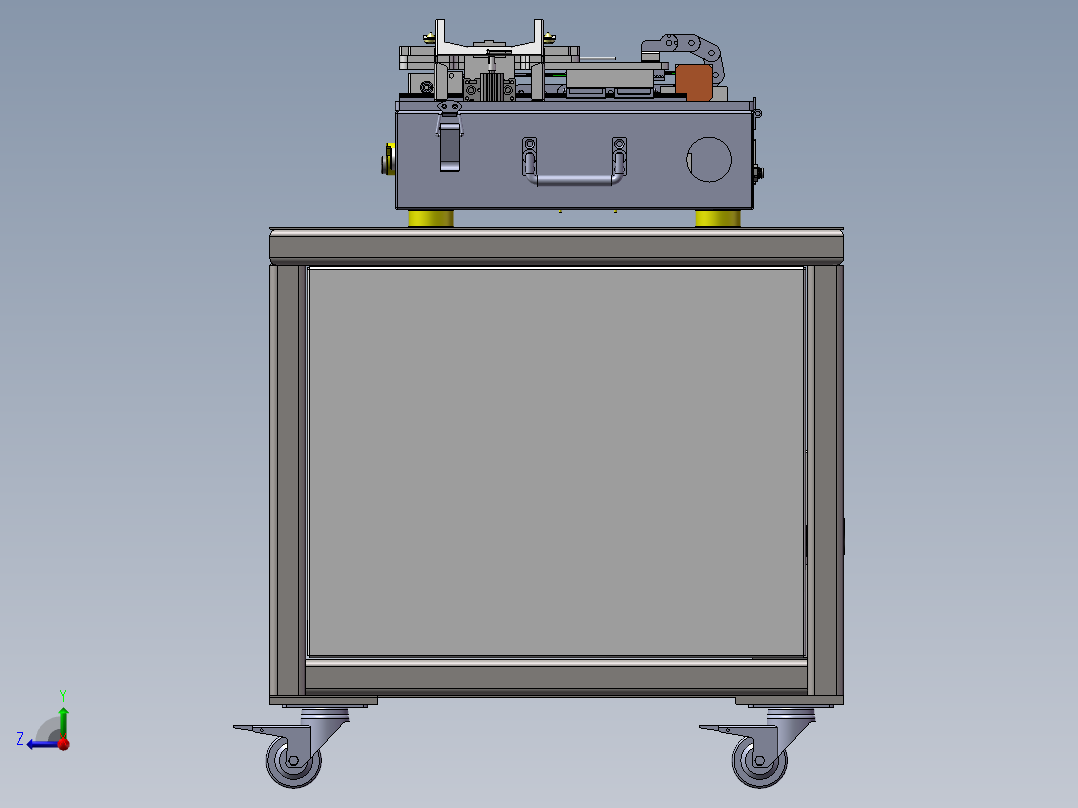 IP test测速夹具sw19可编辑右视图