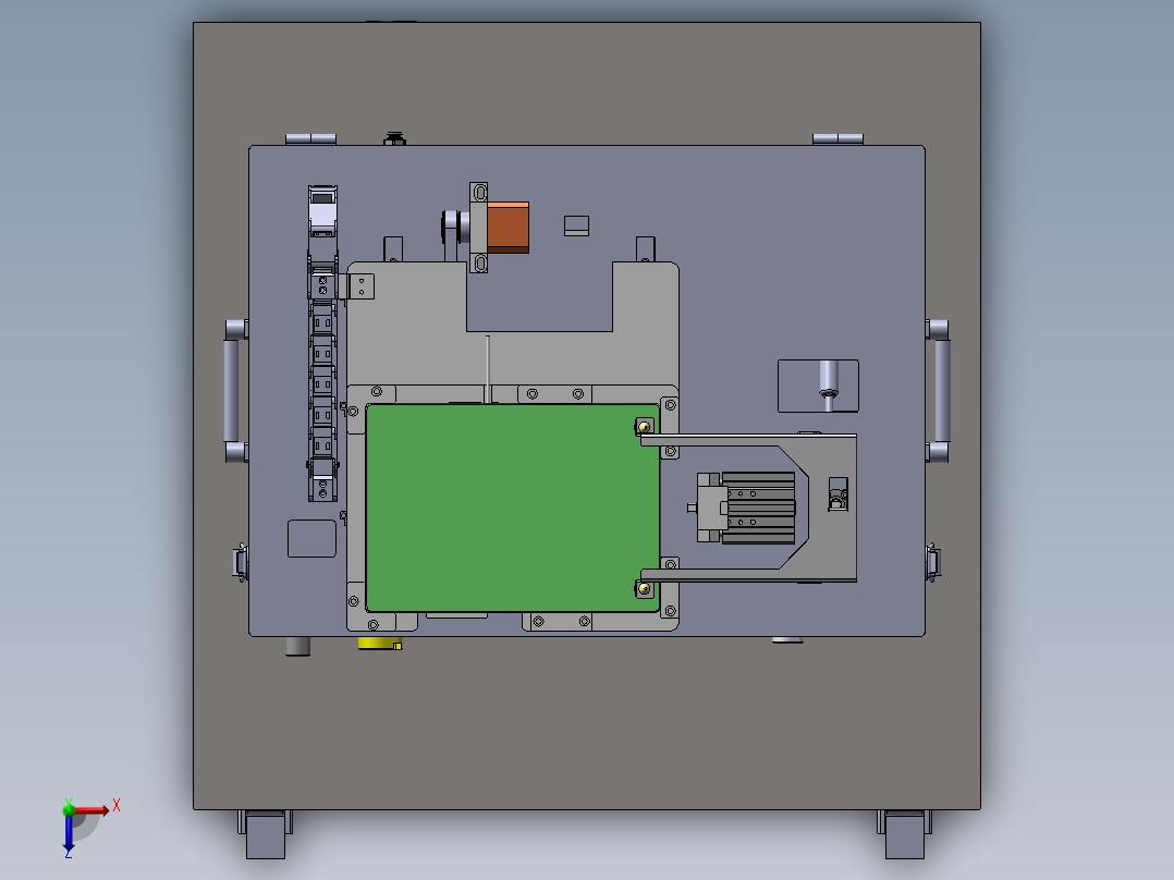 IP test测速夹具sw19可编辑俯视图