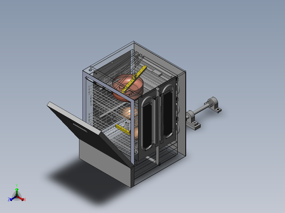 新型洗碗机sw18可编辑主视图