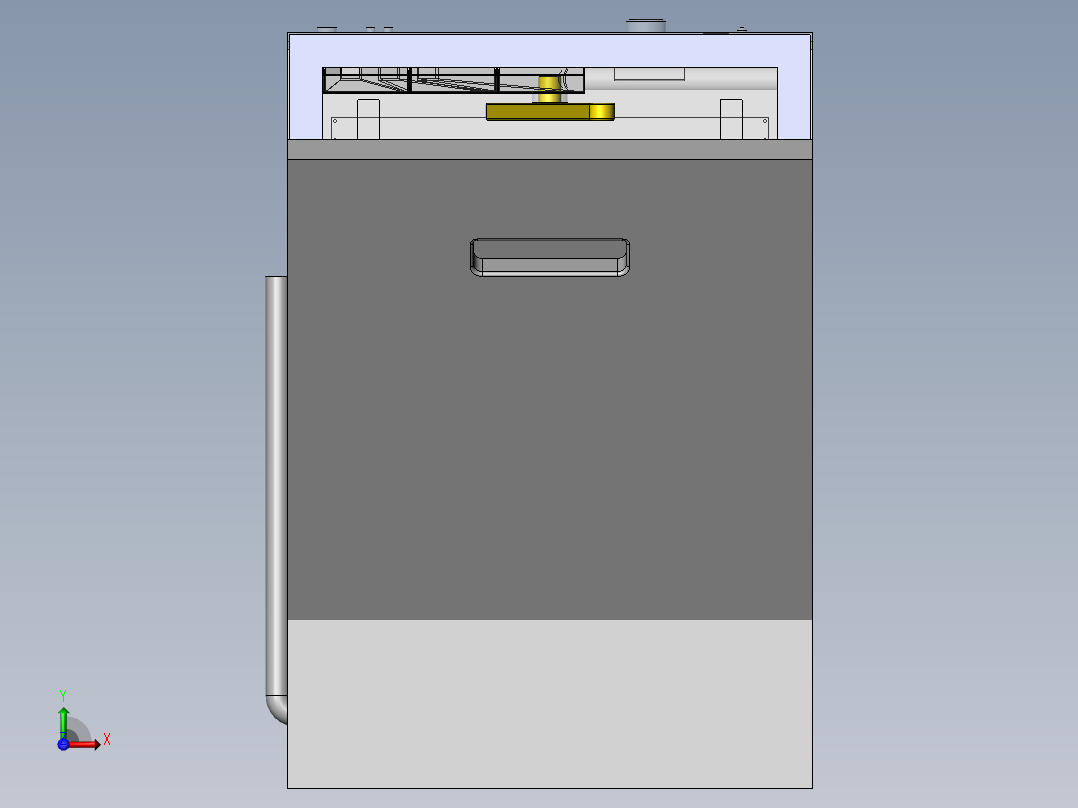 新型洗碗机sw18可编辑前视图