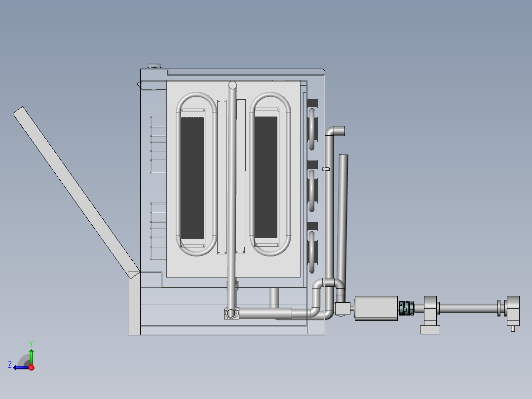 新型洗碗机sw18可编辑右视图