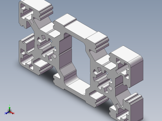 70种铝型材3D图（15~100系列