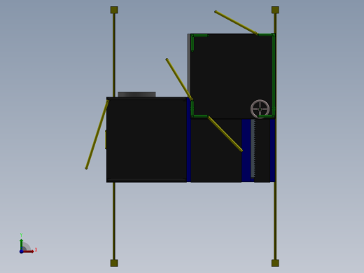 2000x5000剪式升降机3D图纸 F236前视缩略图