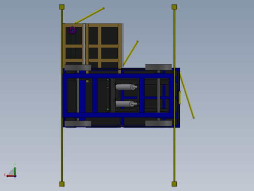 2000x5000剪式升降机3D图纸 F236后视缩略图