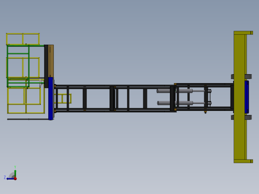 2000x5000剪式升降机3D图纸 F236右视缩略图