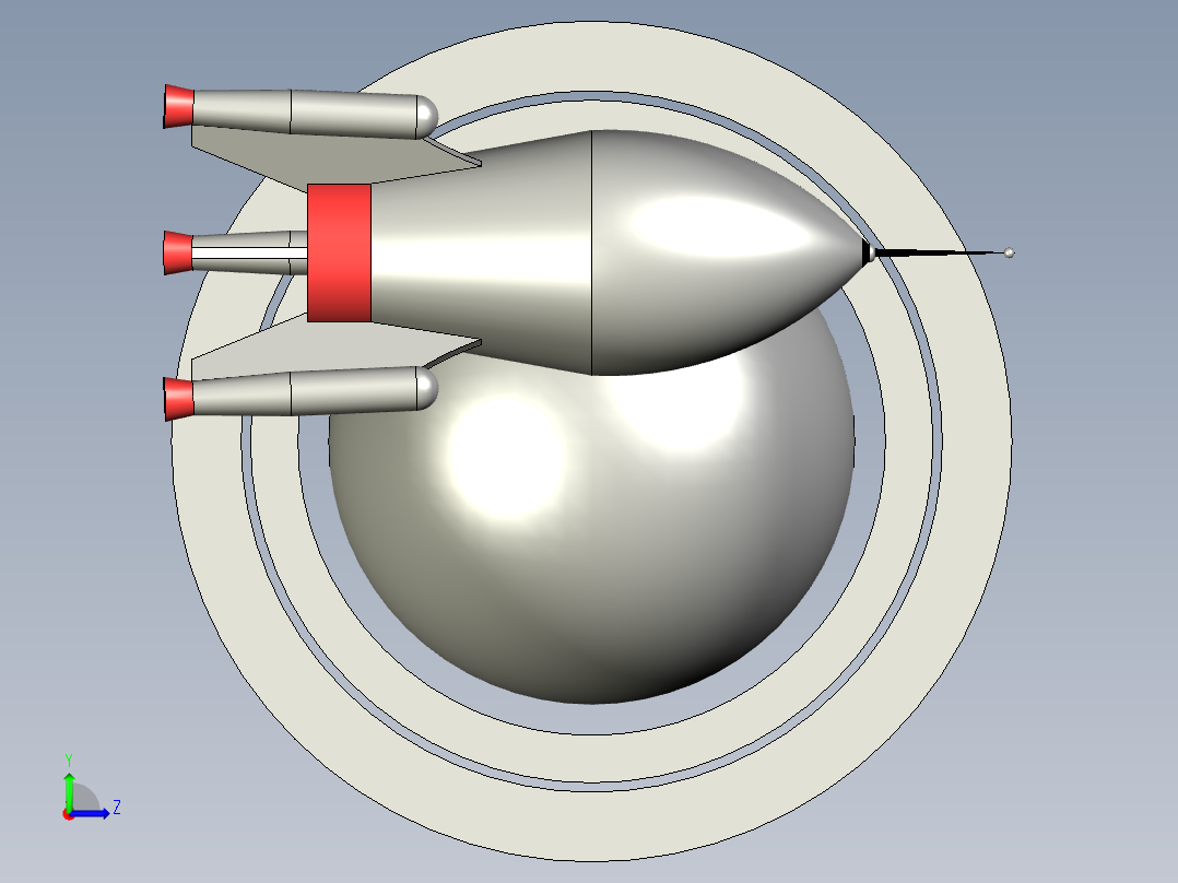 宇宙太空左视图