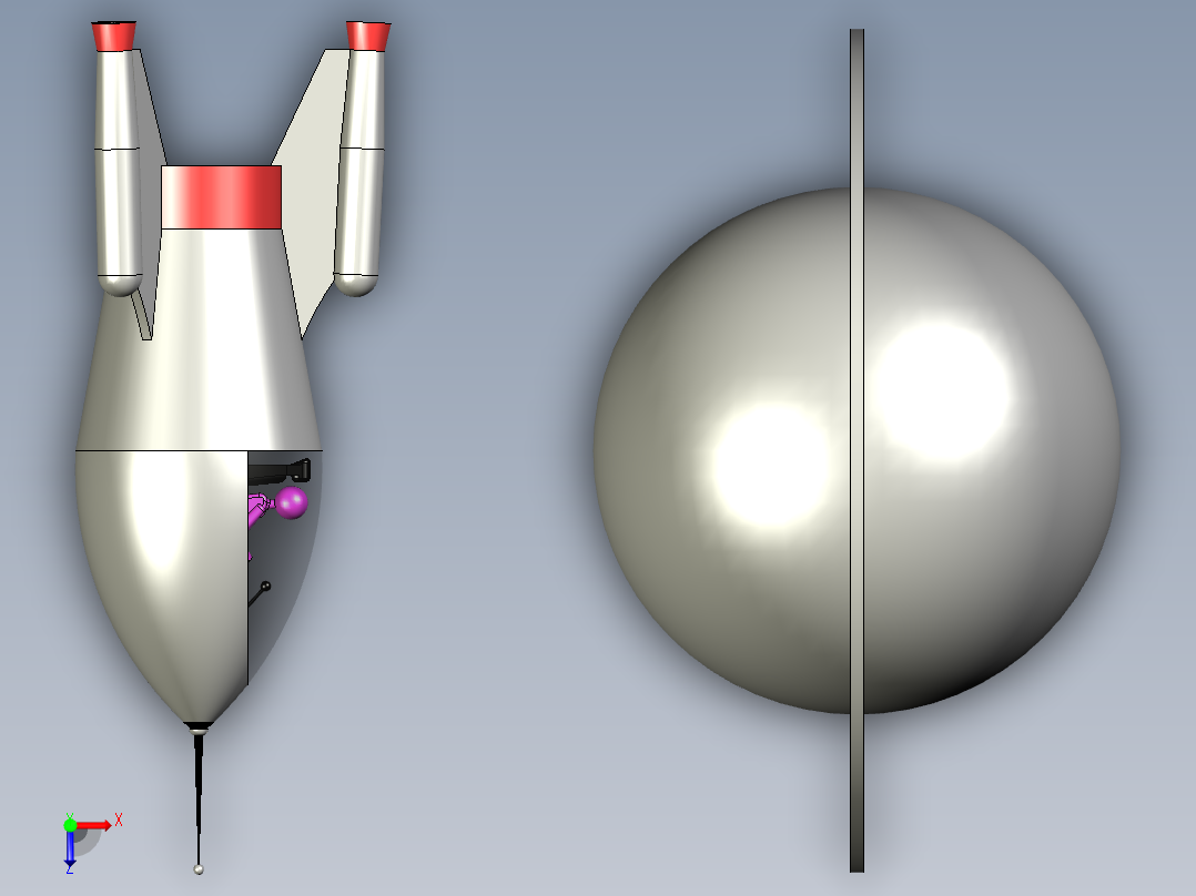 宇宙太空俯视图