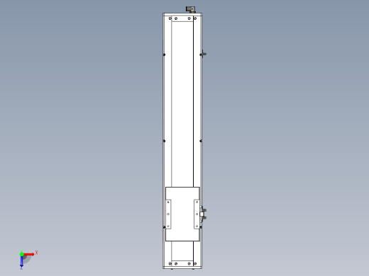 Toyo东佑达直线模组-ECH14-600-BM-400W+煞車俯视缩略图