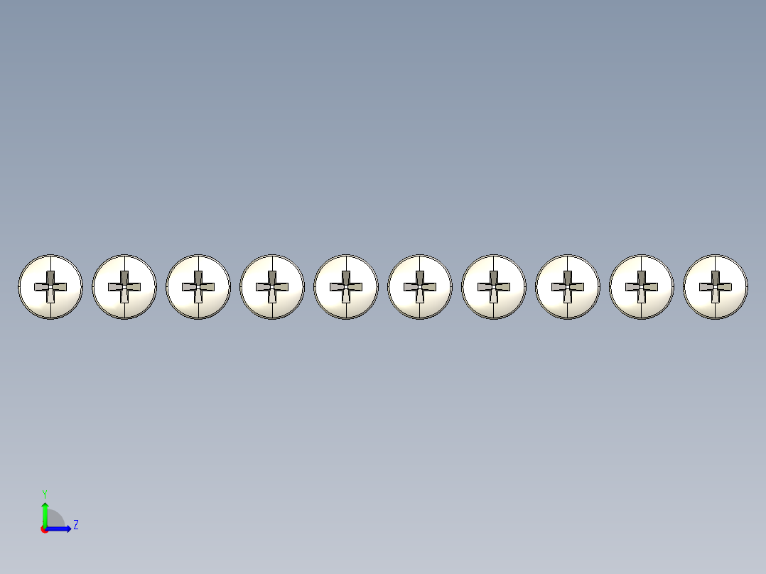 螺丝 M3.5 十字盘头-Screws M3.5 Phillips Pan Head Machine Screws左视图