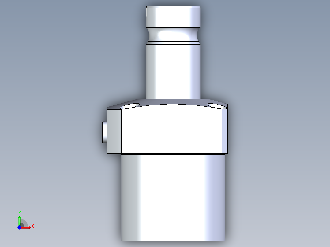 KOSMEKLHA1050-CR-F多系列多零件图纸模型前视图