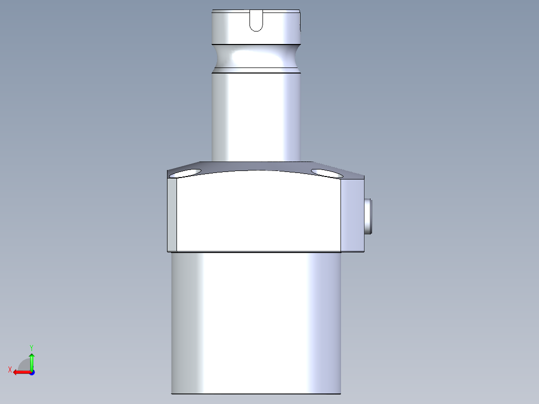 KOSMEKLHA1050-CR-F多系列多零件图纸模型后视图