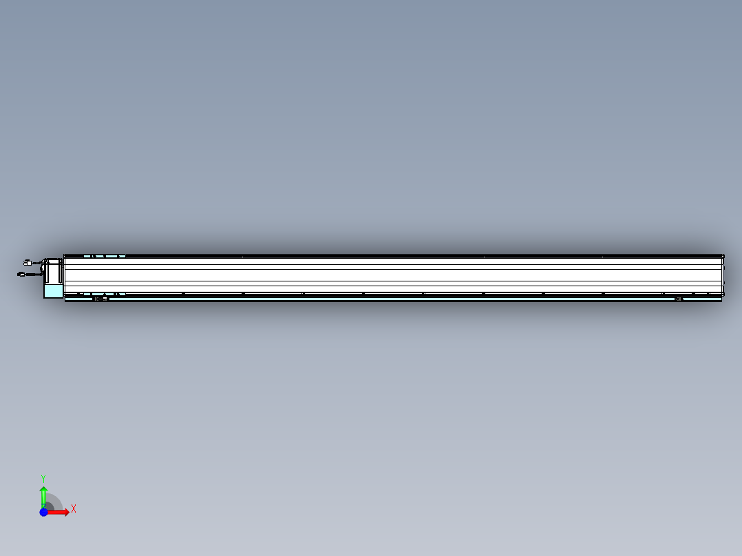 威洛博VBF同步带传动一般环境VBF14-L45-S1900-BLU-ZP40-C3前视图