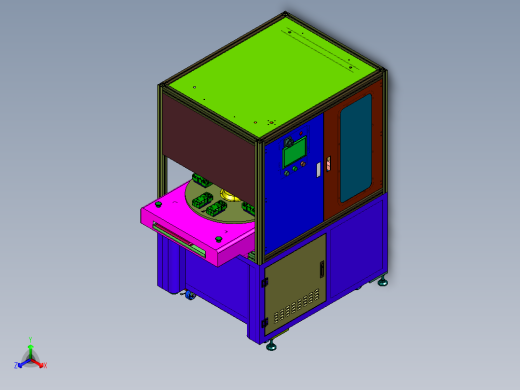 编程移动三轴外壳打磨机