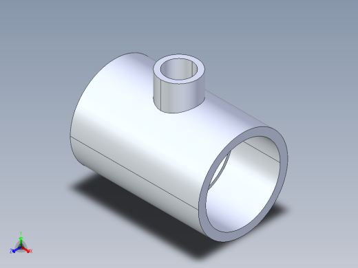 聚氯乙烯配件02-Sch80_ReducingTee_SxSxS_801-247_2in x 0.5in