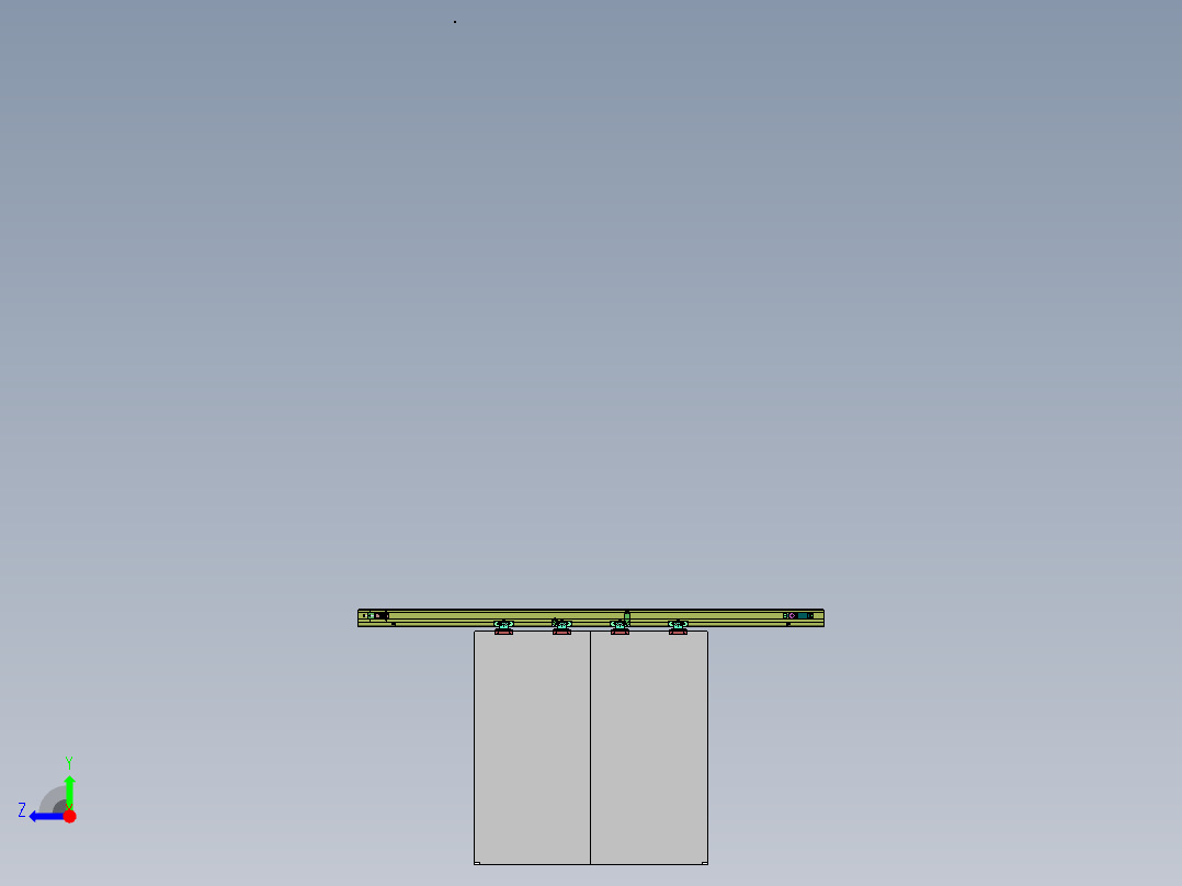 JX530-基于PLC的自动门禁系统设计含三维右视图