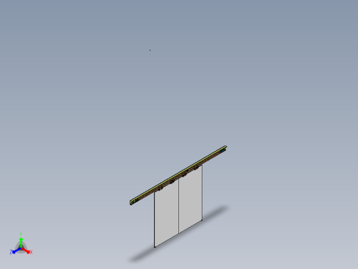 JX530-基于PLC的自动门禁系统设计含三维正等轴测缩略图
