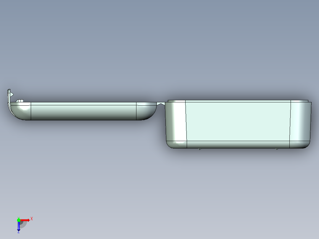 牙线盒注塑模具设计含三维UG模型俯视图