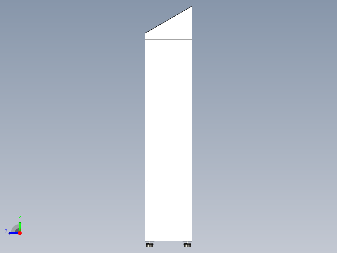 洁净室衣柜右视图