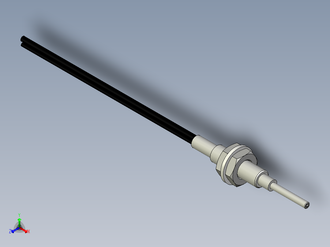 光纤元件漫反射型FR-RD410-I正等轴测图