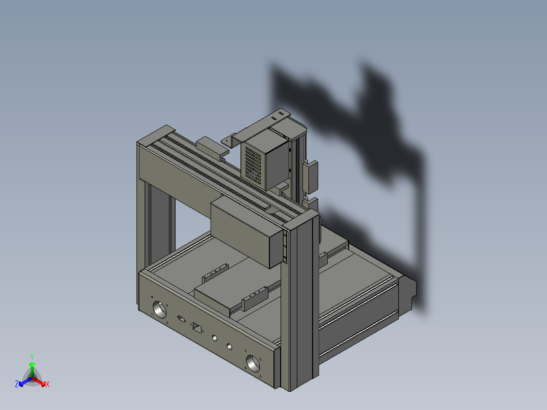丝杆驱动桌面式平台A221-57步进版主视图