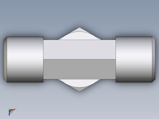 卡套式工业通用硬管接头EO_Assembled_adjustable_standpipe_branch_tee_EVT06SMOMD71俯视缩略图