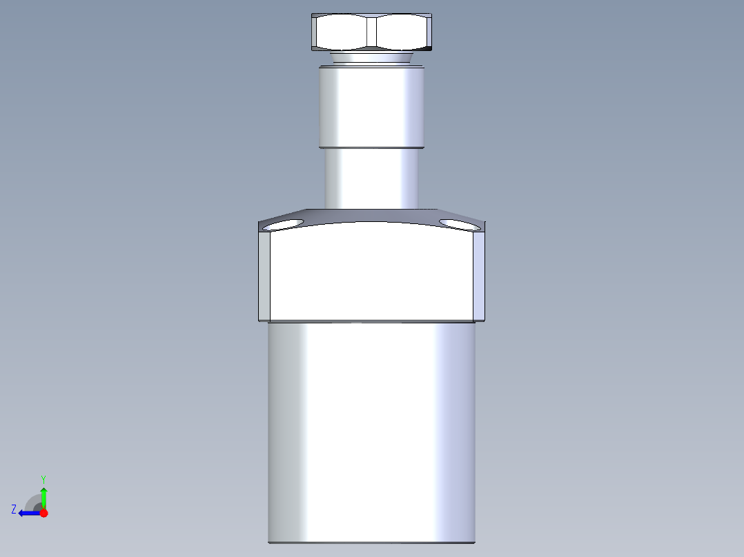 KOSMEKLHA0550-SR-Y30多系列多零件图纸模型右视图