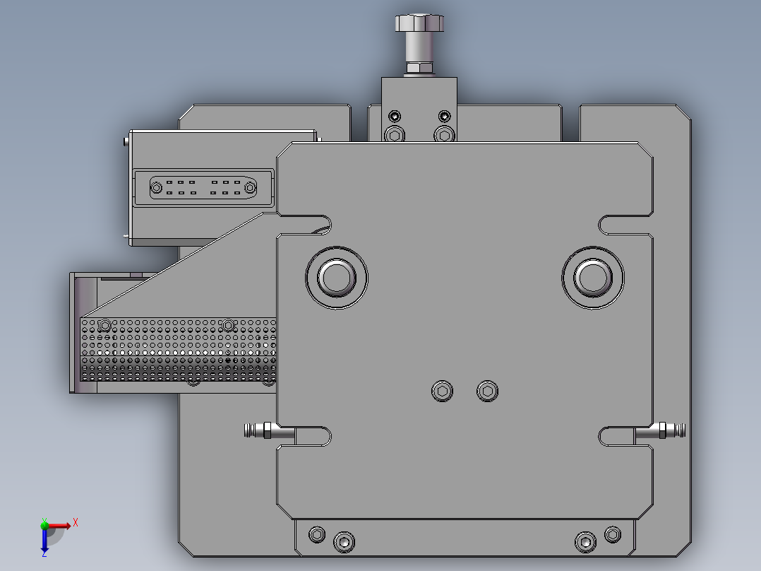 点焊工具3D俯视图