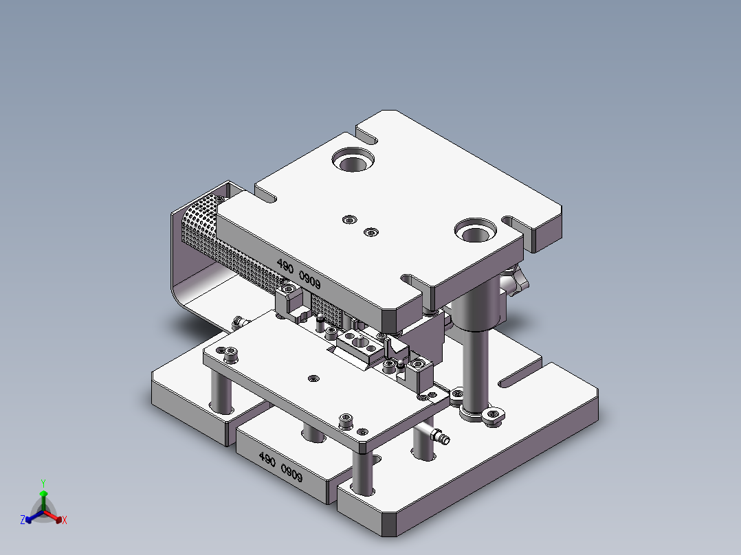 点焊工具3D正等轴测图