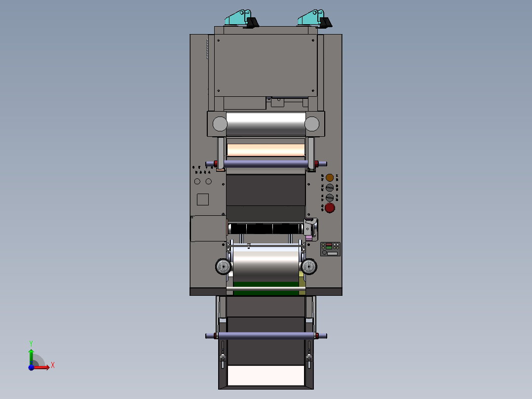自动切断面条机ZD80sw16前视图