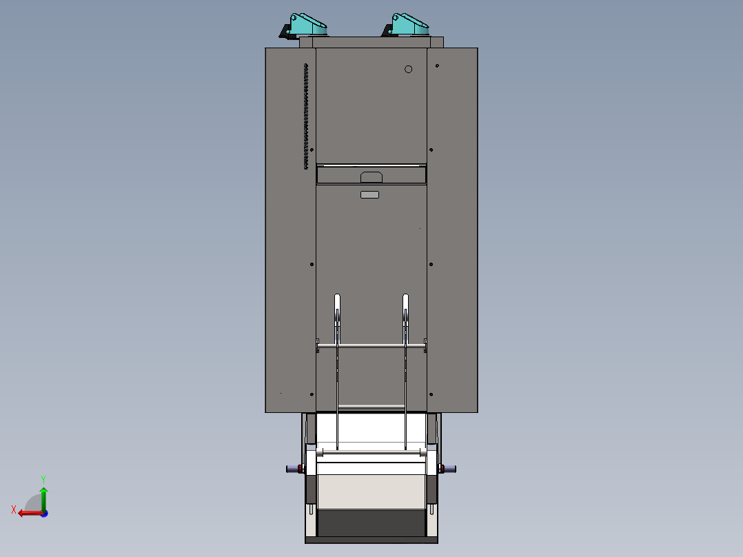 自动切断面条机ZD80sw16后视图