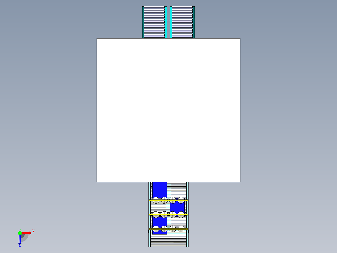 基板自动清洗检测线step俯视图