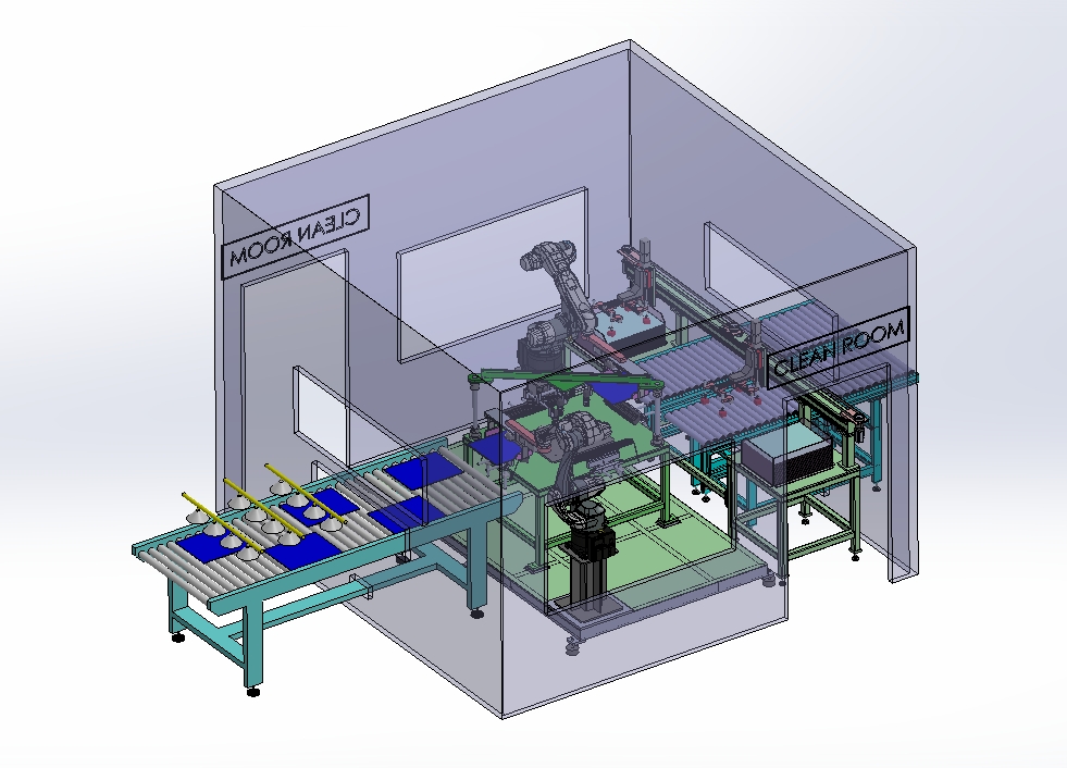 基板自动清洗检测线step