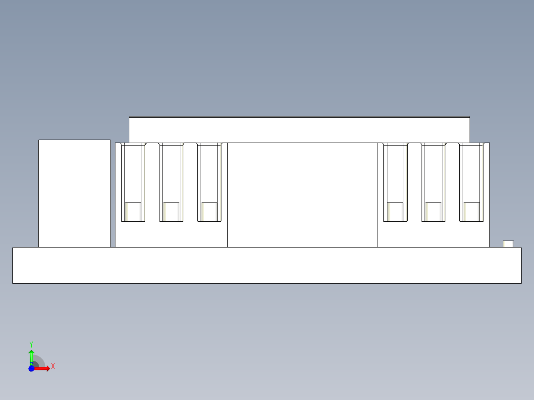 上海人民电器厂 RMQ1-63H 3P前视图