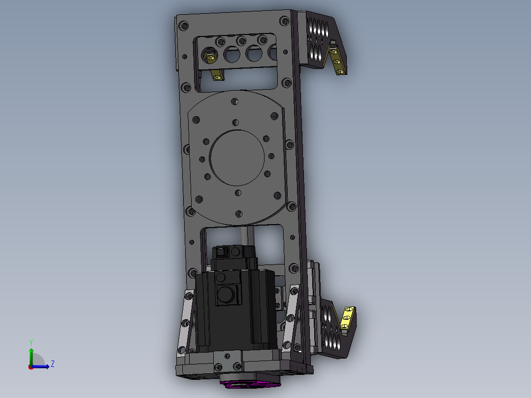 伺服抓手（需要特征识别）左视图