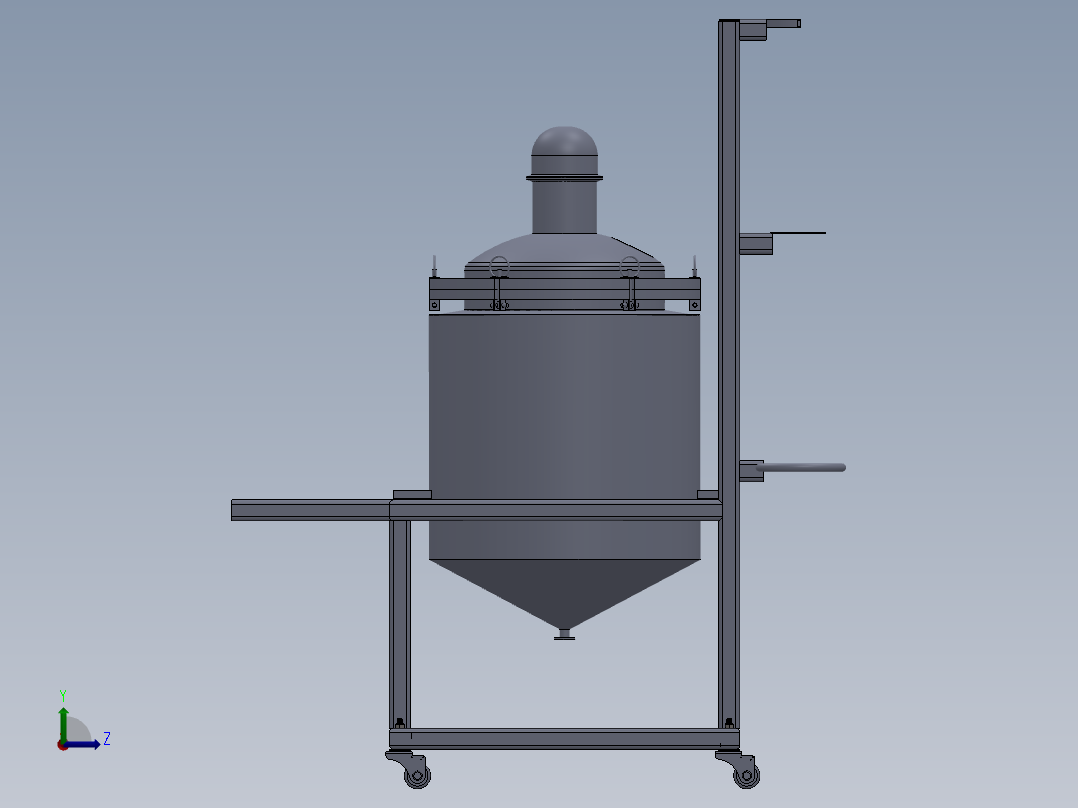 精油提取罐左视图