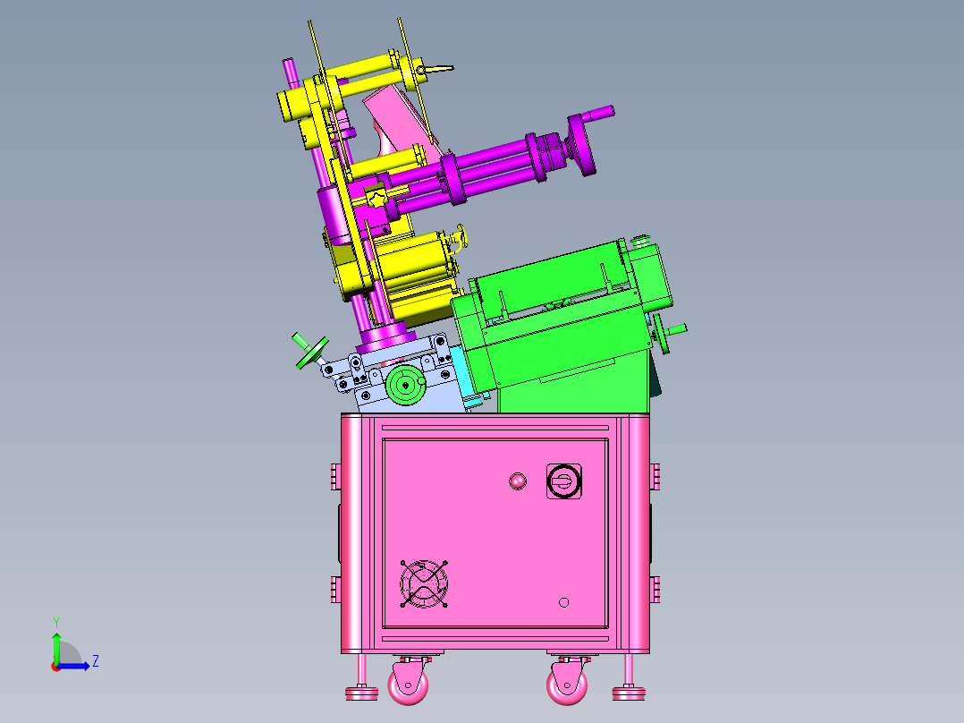 T11500卡片贴标机左视图