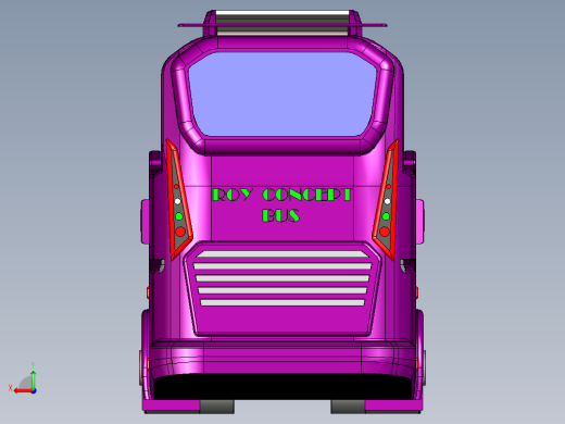 客车、公交车、未来巴士后视缩略图