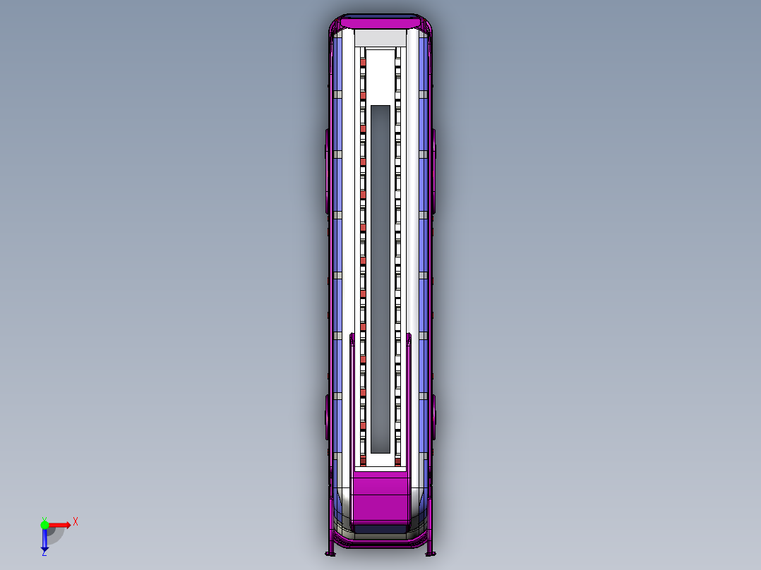 客车、公交车、未来巴士俯视图